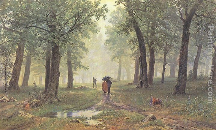 Ivan Shishkin Rain in the Oak Grove